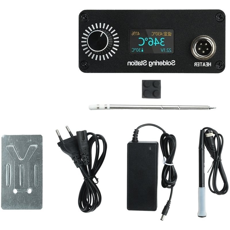 Soldering Station T12 Oled - 【A56X】Estação de Solda Digital Portátil Mini