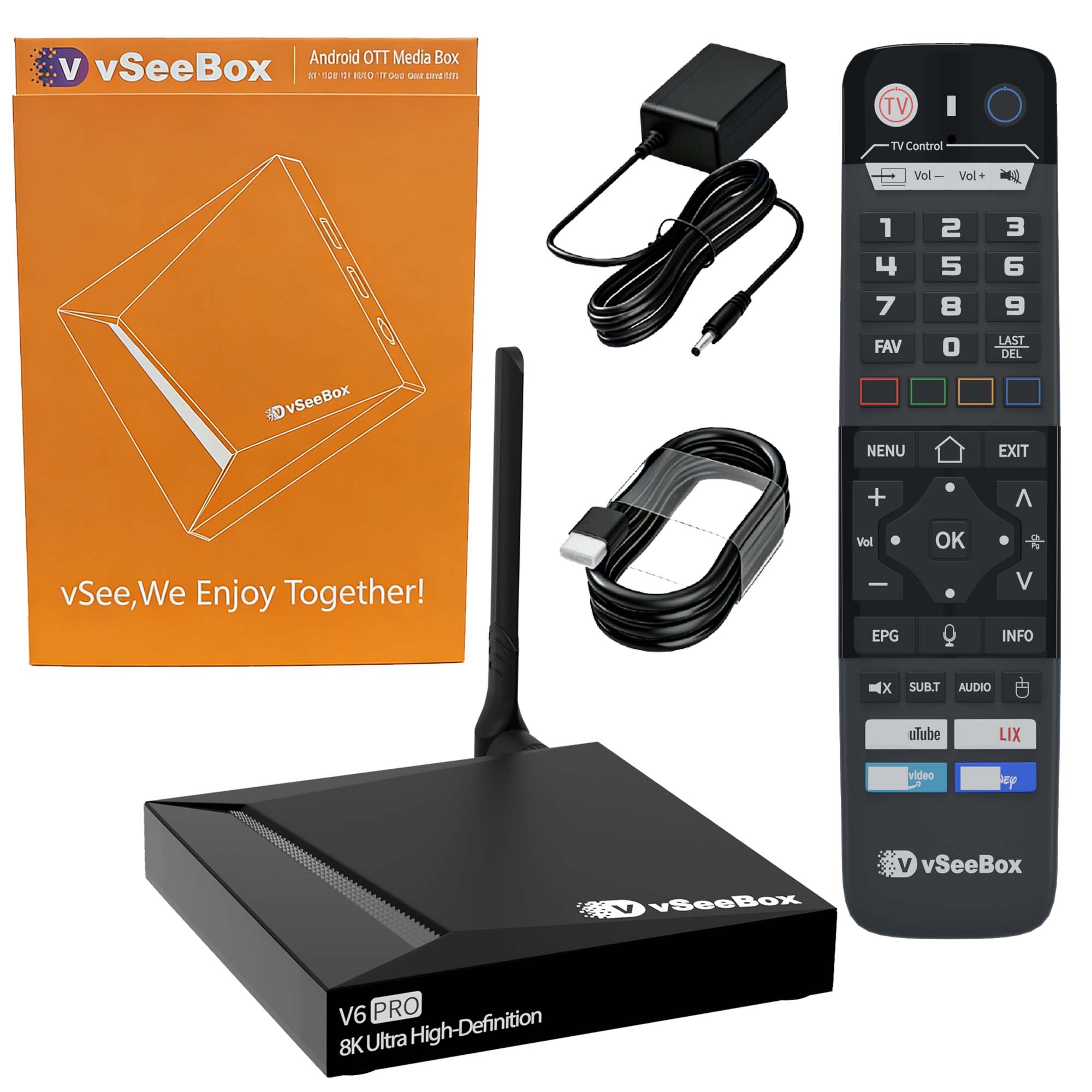 Khadas Vim4 8Gb - VSeeBox V6 Pro 2026 Mais Recente,