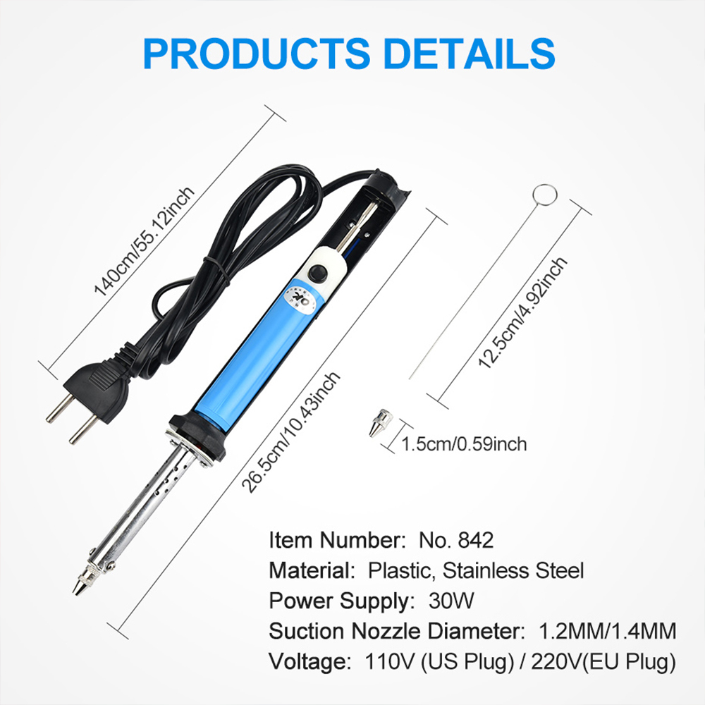 Ferro de Dessoldagem Elétrico  - Desoldering Gun Vacuum Electric avaliação e preço