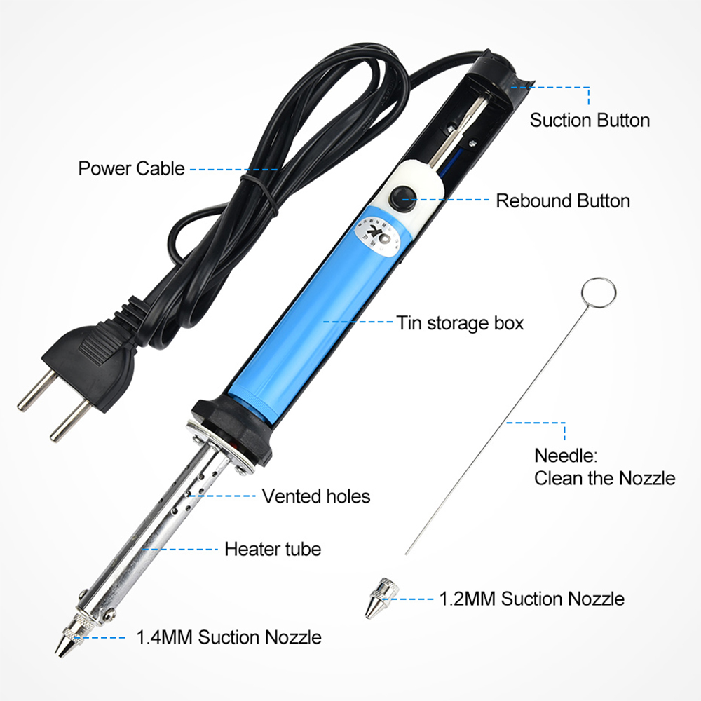 Ferro de Dessoldagem Elétrico  - Desoldering Gun Vacuum Electric avaliação e preço